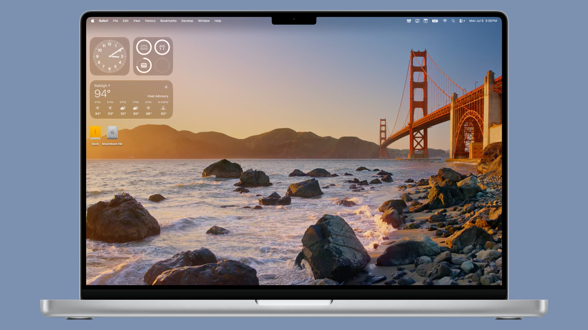 macOS Golden Gate: новые обои Sunset и Night в бета-версии