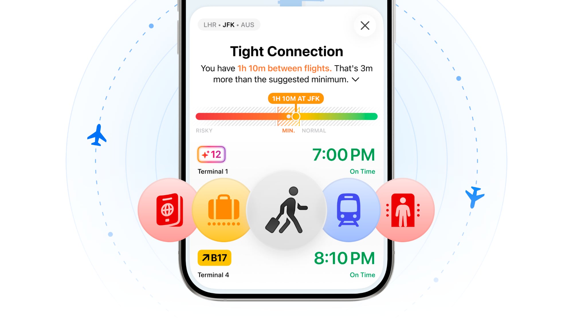Flighty добавил Connection Assistant: пошаговый гид для стыковочных рейсов